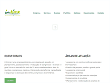 Tablet Screenshot of intimeeventos.com.br